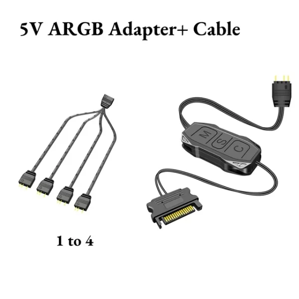 ADAPTADOR RGB DE 3 PINES A SATA
