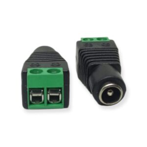 BORNERA PARA CABLE UTP A PLUG DE PODER 5.5X2.1 HEMBRA