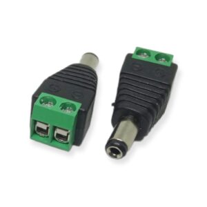 BORNERA PARA CABLE UTP A PLUG DE PODER 5.5X2.1 MACHO