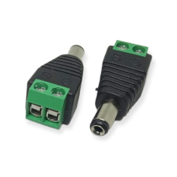 BORNERA PARA CABLE UTP A PLUG DE PODER 5.5X2.1 MACHO