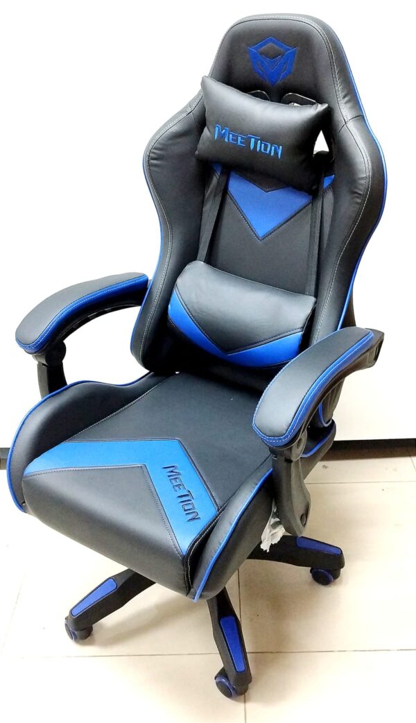 SILLA MEETION MT-CHR04 GAMER BLACK/BLUE