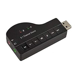TARJETA DE SONIDO USB EXTERNA 8.1 GENERICA