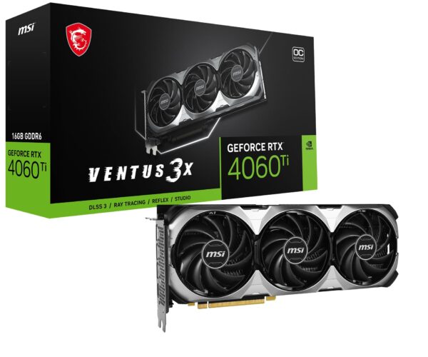 TARJETA VIDEO MSI GEFORCE RTX-4060TI 16GB